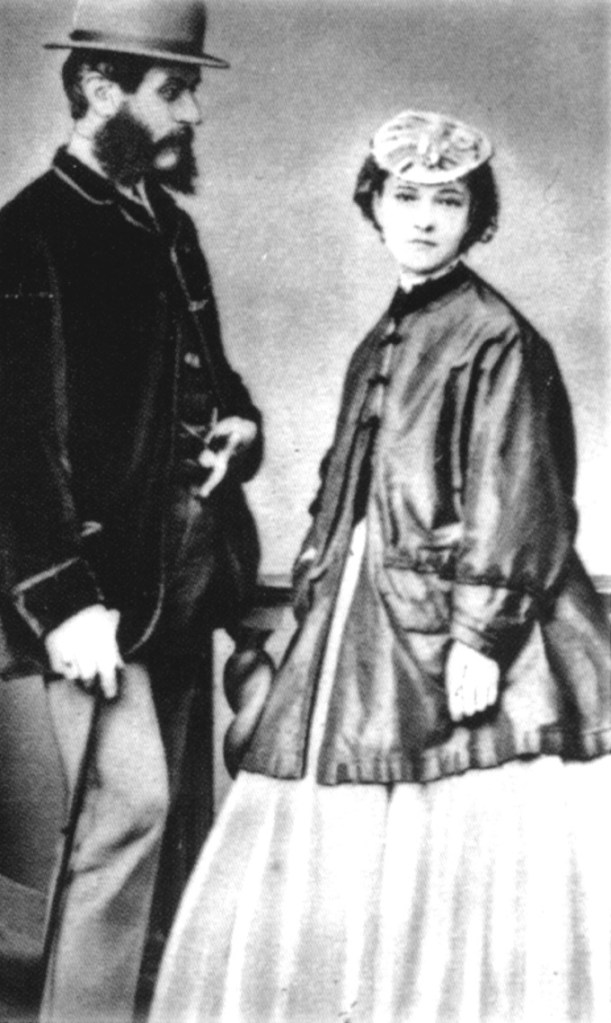 Eugene Chantrelle on wedding day with pregnant Lizzie Dyer