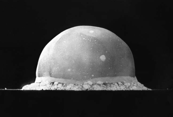 Trinity test fireball 1945